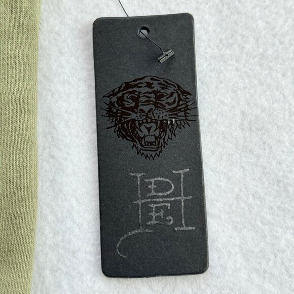 Ed Hardy Men's Olive Green Panther Tattoo Hoodie Sweatshirt Size Small NWT - Picture 10 of 12